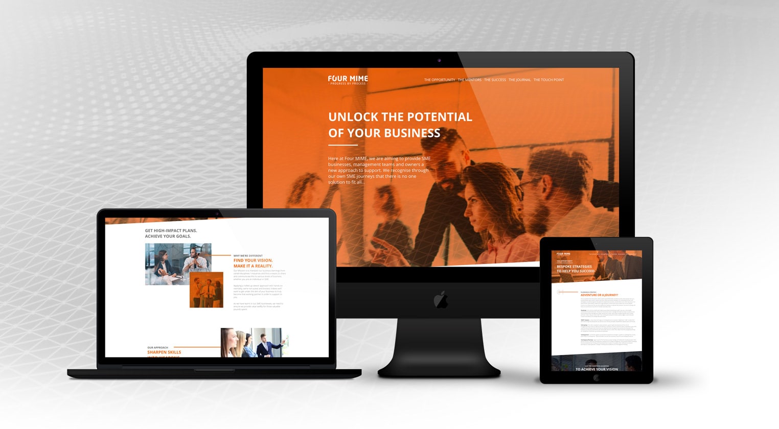 A New Brand and Website For Four Mime