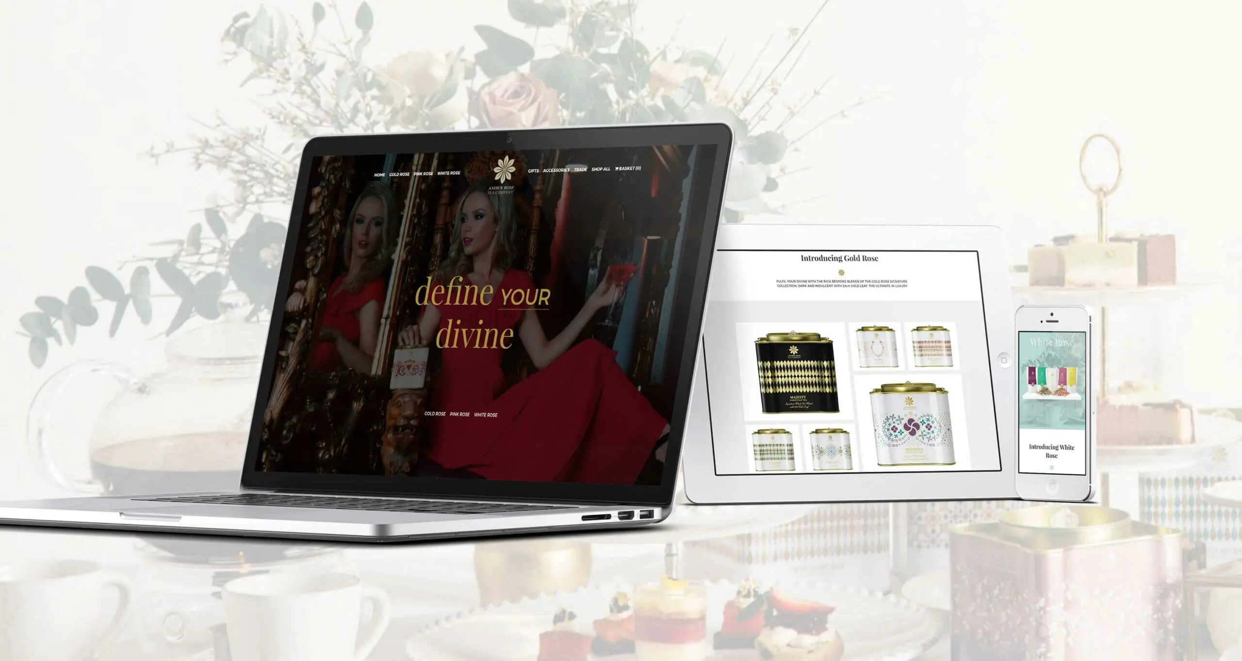 Par-tea Time For Amber Rose Tea Company’s New E-commerce Website