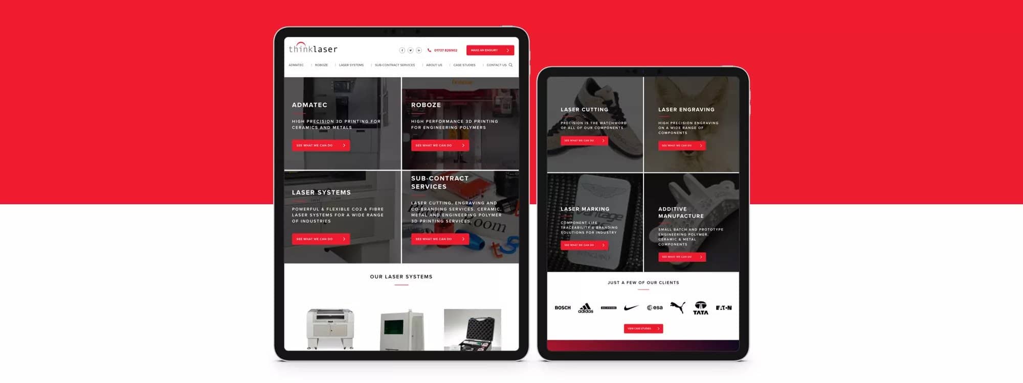 B2B website design.